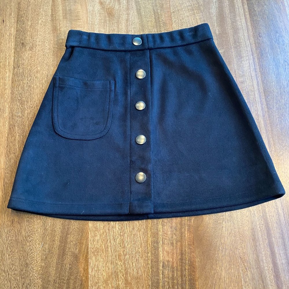 Bishop + Young Suede Skirt